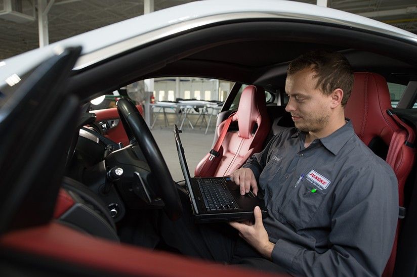 Penske Vehicle Services technician